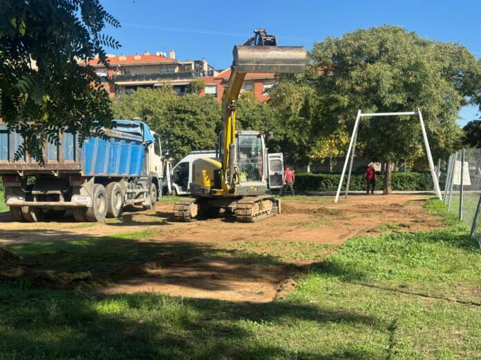 Obres de l'àrea de jocs infantils de Mas Iglesias-20261026125038